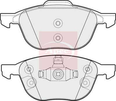 APEC Brake Pad Set, disc brake PAD1821
