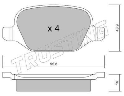 SET PLACUTE FRANA FRANA DISC TRUSTING 3331