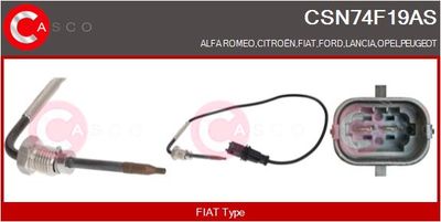 SENZOR TEMPERATURA GAZE EVACUARE