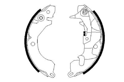 BOSCH Bremsbackensatz