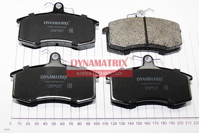 Комплект тормозных колодок, дисковый тормоз DYNAMATRIX DBP527 для LADA GRANTA