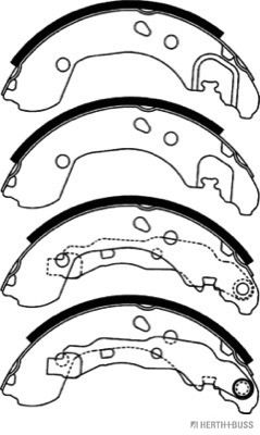 SET SABOTI FRANA Herth+Buss Jakoparts J3501055 1