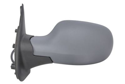 Zijspiegel Links (elektrisch, asferisch, met verwarming, under-coated) past: NISSAN MICRA III K12 01.03-06.10
