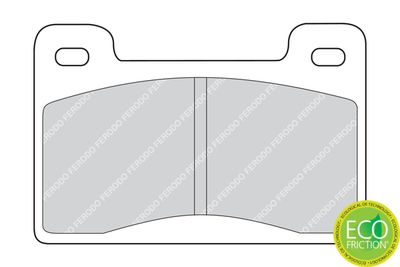 Brake Pad Set, disc brake FDB461