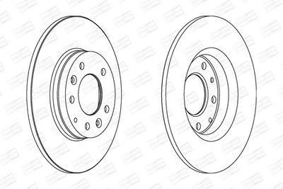BREMSSCHEIBE CHAMPION 562416CH 1