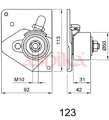 MECANISM TENSIONARE CUREA DISTRIBUTIE ASHIKA 4501123 1