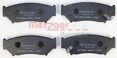 SET PLACUTE FRANA FRANA DISC METZGER AUTOTEILE 1170528 1