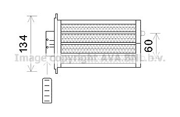 Теплообменник, отопление салона AVA QUALITY COOLING HY6233 для HYUNDAI i30