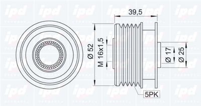 SISTEM ROATA LIBERA GENERATOR IPD 121044 1