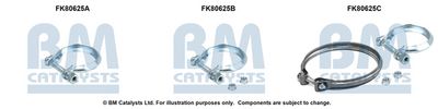 Монтажен комплект, катализатор BM Catalysts FK80625