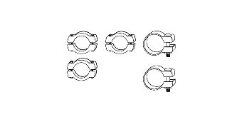 SET MONTARE SISTEM DE ESAPAMENT