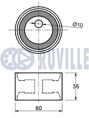 ROLA INTINZATOR CUREA DISTRIBUTIE RUVILLE 540856 1