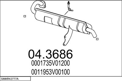 SISTEM DE ESAPAMENT MTS SMAR42777A027992