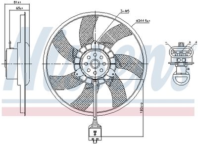 VENTILATOR RADIATOR NISSENS 850061 5
