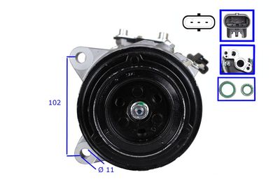 COMPRESOR CLIMATIZARE WALKER WCP00380
