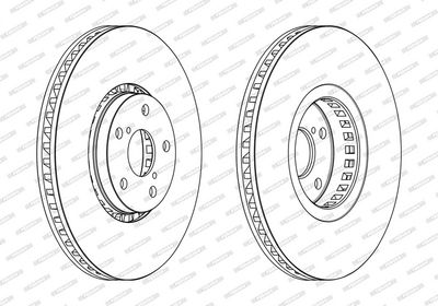 DISC FRANA FERODO DDF2497RC1 1