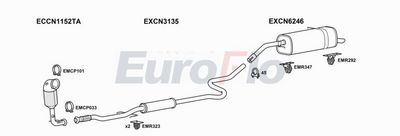 Układ wydechowy EUROFLO CNC3AI121007B