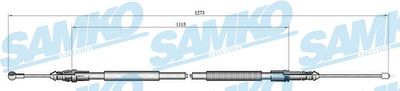 Тросик, cтояночный тормоз SAMKO C1075B для LANCIA PHEDRA