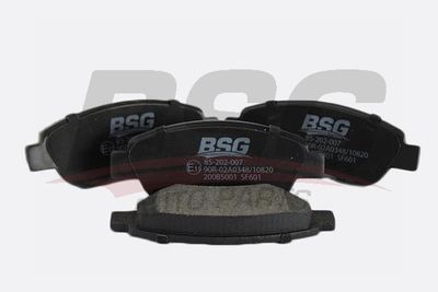 Комплект тормозных колодок, дисковый тормоз BSG BSG 85-200-004 для TOYOTA 1000