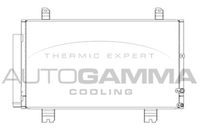 Конденсатор, кондиционер AUTOGAMMA 107271 для LEXUS GS