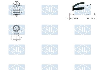 SET CUREA DE DISTRIBUTIE Saleri SIL TK1134 1