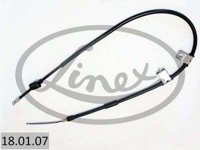 LINEX 18.01.07 Трос ручного тормоза  для HYUNDAI ATOS (Хендай Атос)