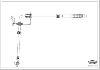BREMSSCHLAUCH CORTECO 49106750