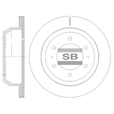 спирачен диск Hi-Q SD8501