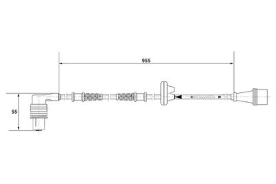 SENSOR RADDREHZAHL BOSCH 0265001288 4