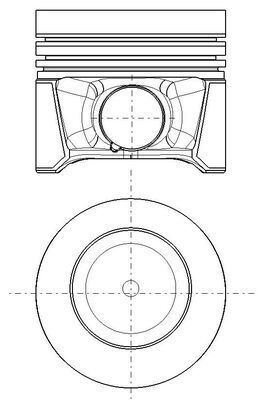 Píst MAHLE 028 PI 00179 000