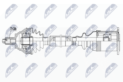 полуоска NTY NPW-WW-184