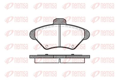 Zestaw klocków hamulcowych, hamulce tarczowe REMSA 0452.00