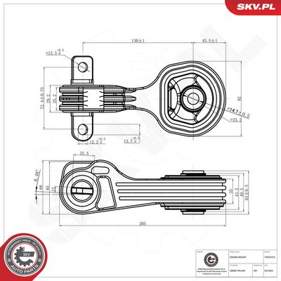 Zavěšení motoru ESEN SKV 75SKV315