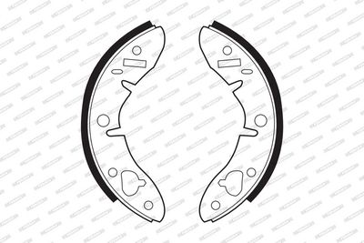 SET SABOTI FRANA FERODO FSB278 1