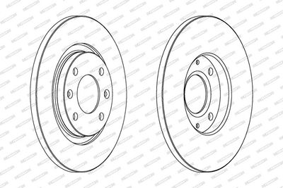 DISC FRANA FERODO DDF1000 1