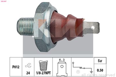 SENZOR PRESIUNE ULEI KW 500047