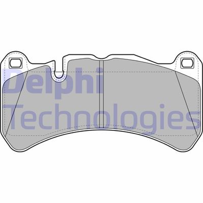 Комплект тормозных колодок, дисковый тормоз DELPHI LP2053 для MASERATI GRANCABRIO