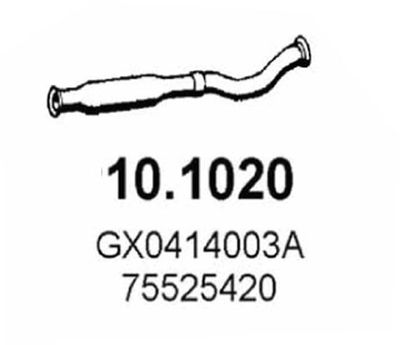 Rura wydechowa ASSO 10.1020