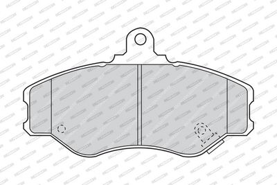 BREMSBELAGSATZ SCHEIBENBREMSE FERODO FVR1014 1