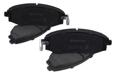 комплект спирачно феродо, дискови спирачки STELLOX 1505 000B-SX