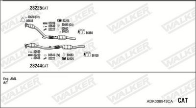 Изпускателна система WALKER ADK008943CA