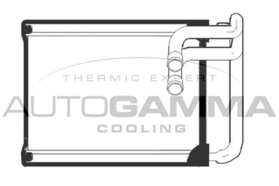 Теплообменник, отопление салона AUTOGAMMA 105276 для HYUNDAI GRANDEUR