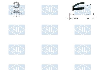 SET CUREA DE DISTRIBUTIE Saleri SIL TK1004 1