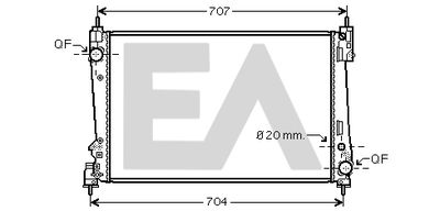 EACLIMA 31R25125 Крышка радиатора  для FIAT DOBLO (Фиат Добло)