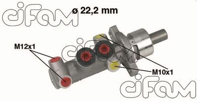 Главный тормозной цилиндр CIFAM 202-310 для NISSAN KUBISTAR