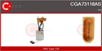 SISTEM ALIMENTARE CU COMBUSTIBIL CASCO CGA73118AS