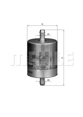 Топливный фильтр MAHLE KL 145 для DUCATI ST