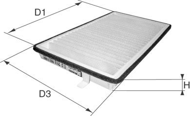 FILTRU AER HABITACLU DAVID VASCO X319 1