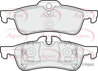 Brake Pad Set APEC PAD1328