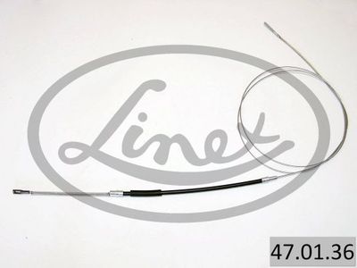 Тросик, cтояночный тормоз LINEX 47.01.36 для VW TRANSPORTER